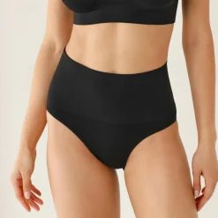 Culotte haute invisible microfibre stretch sans coutures - lot de 2
