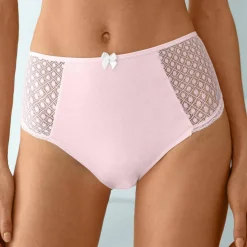 Culotte maxi dentelle coton uni Tropea - lot de 4