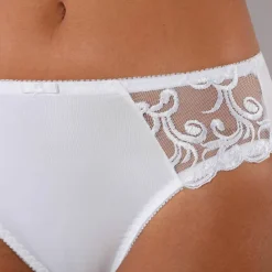 Culotte microfibre et tulle brodé Sienne - lot de 2