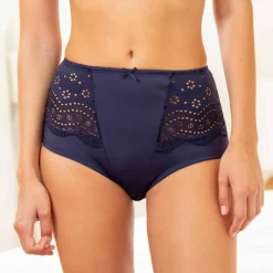 Culotte microfibre forme maxi taille haute "Osilio" - lot de 2