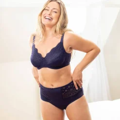 Culotte microfibre forme maxi taille haute "Osilio" - lot de 2