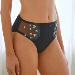 Culotte microfibre tulle brodé Caminata