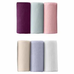 Culotte midi côtes plates - lot de 6