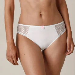 Culotte midi dentelle coton uni Tropea - lot de 4