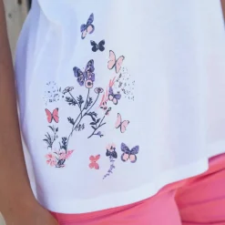 Débardeur imprimé papillon placé