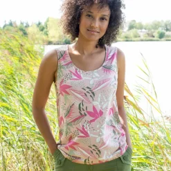 Débardeur imprimé tropical