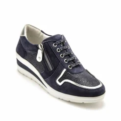 Derbies à lacets largeur confort, petit compensé