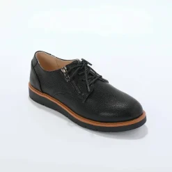 Derbies légères à lacets, semelle compensée crantée