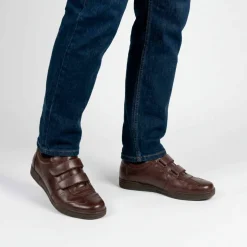 Derbies scratchées en cuir - jusqu'au 46