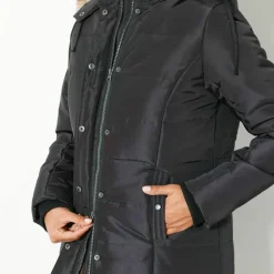 Doudoune à capuche imperméable, doublée polaire sherpa
