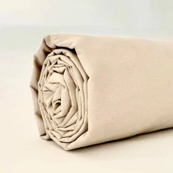 Drap-housse irrétrécissable uni coton