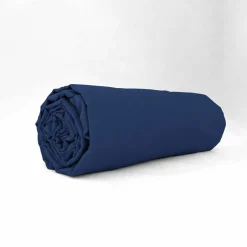Drap-housse irrétrécissable uni coton