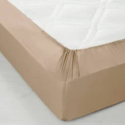 Drap-housse uni coton bonnet 32 cm