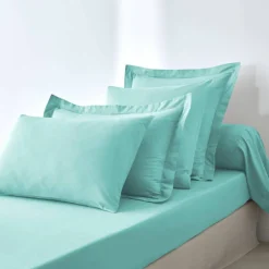 Drap-housse uni coton bonnet 32 cm