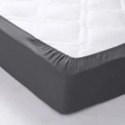 Drap-housse uni flanelle 130g/m² - bonnet 32 cm