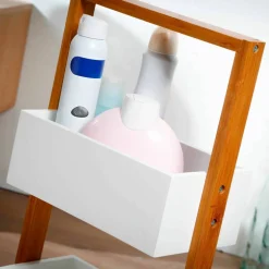 Etagère bambou 3 bacs de rangement