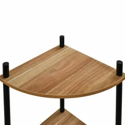 Etagère d'angle 4 niveaux en bois