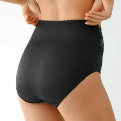 Gaine amincissante dentelle et microfibre