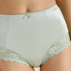 Gainette maille satinée et dentelle Avila - lot de 2