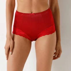 Gainette maille satinée et dentelle Avila - lot de 2
