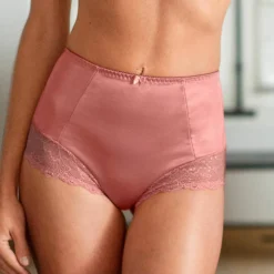 Gainette maille satinée et dentelle Salford - lot de 2