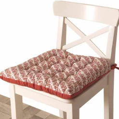 Galette de chaise réversible - lot de 2