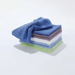 Gants de toilette coloris assortis - lots
