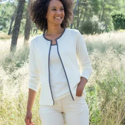 Gilet bicolore sans boutons
