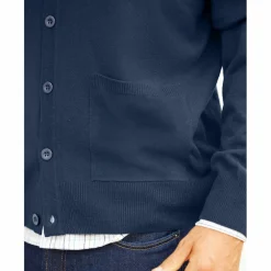 Gilet boutonné manches longues