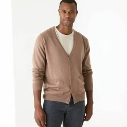 Gilet boutonné manches longues