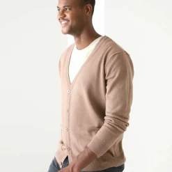 Gilet boutonné manches longues