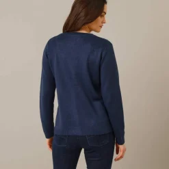Gilet boutons fantaisie, toucher doux