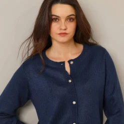Gilet boutons fantaisie, toucher doux