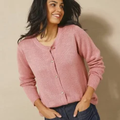 Gilet boutons fantaisie, toucher doux