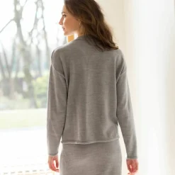 Gilet à boutons officier, volume loose