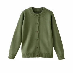 Gilet col rond, manches longues