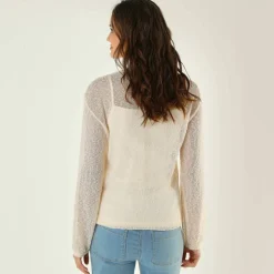 Gilet en maille fantaisie