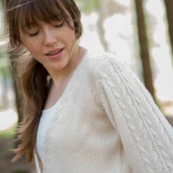 Gilet forme cache-coeur toucher doux