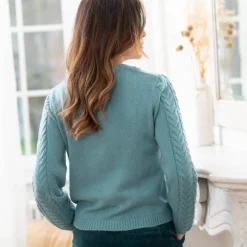 Gilet forme cache-coeur toucher doux