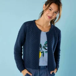 Gilet paletot maille fantaisie, Spécial Petites