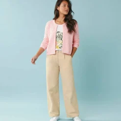 Gilet paletot maille fantaisie, Spécial Petites