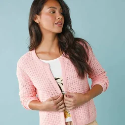 Gilet paletot maille fantaisie, Spécial Petites