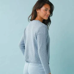 Gilet paletot maille fantaisie, Spécial Petites