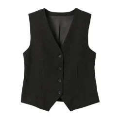 Gilet sans manches, uni