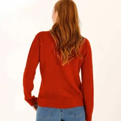 Gilet zippé, maille anglaise