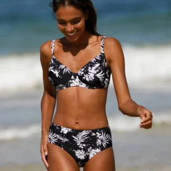 Haut de maillot de bain corbeille imprimé Tabika - avec armatures