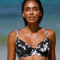 Haut de maillot de bain corbeille imprimé Tabika - avec armatures