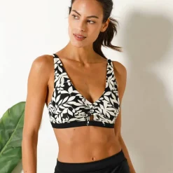 Haut de maillot de bain forme foulard Linao - sans armatures
