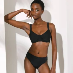 Haut de maillot de bain forme minimiseur uni Solaro - avec armatures flexibles