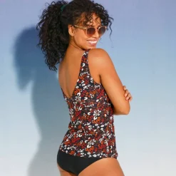 Haut de tankini adapté post-opératoire imprimé Tarafa